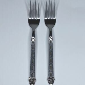 2 Oneida Northland SAN FRANCISCO Stainless Steel Korea Dinner Forks 7.5”